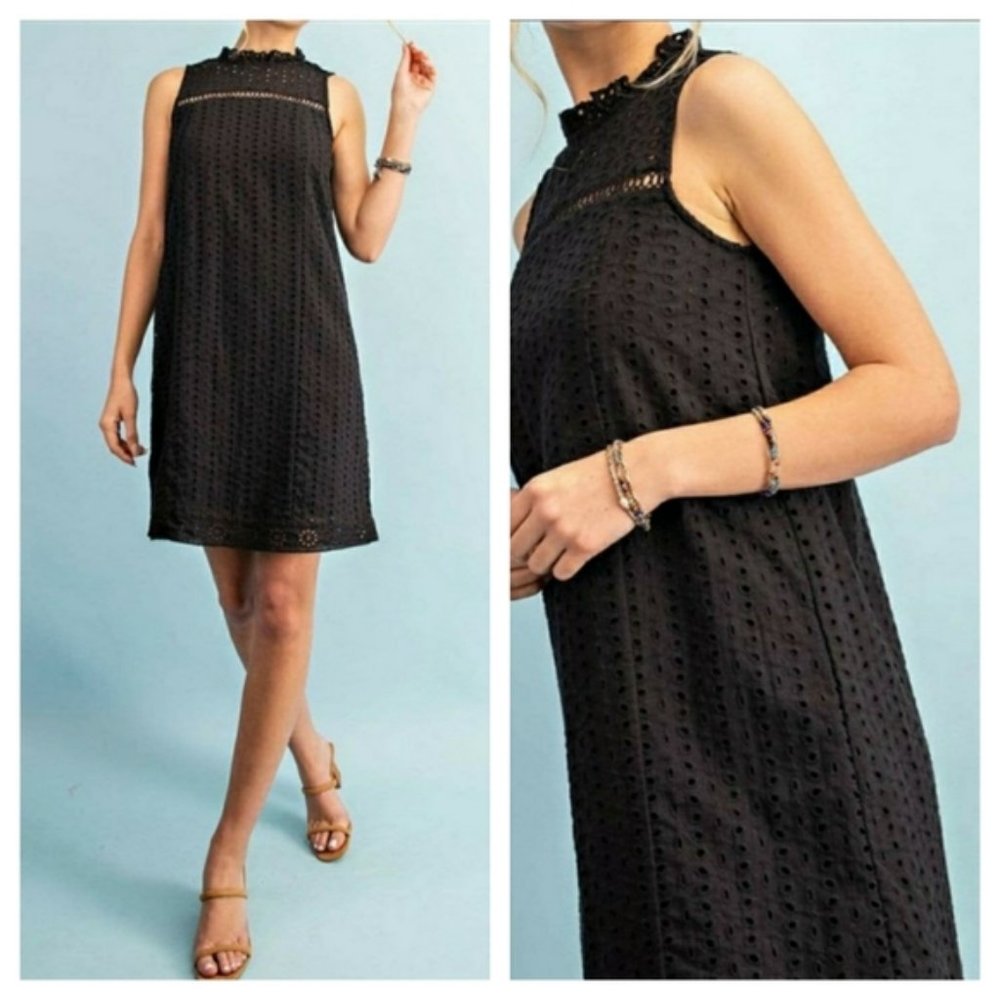 Embroidered Eyelet Dress